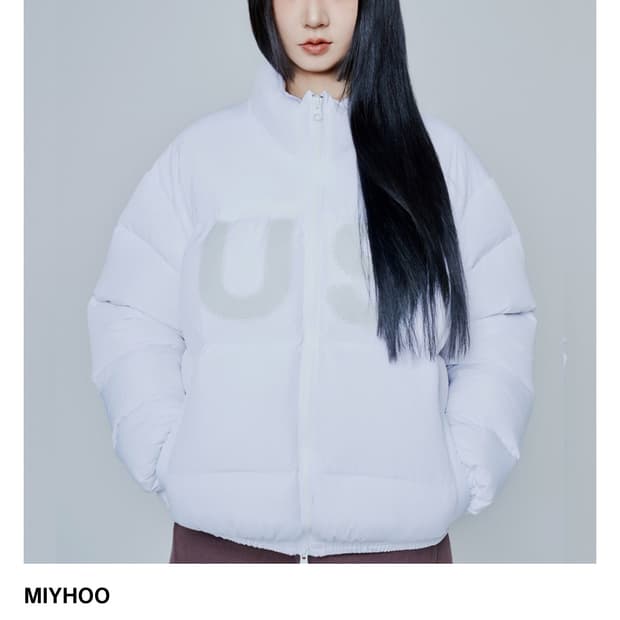 MIYHOO US 덕다운 패딩 점퍼 아이스