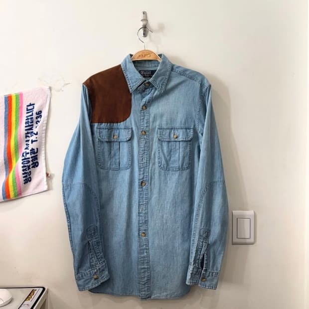 580. 폴로 데님 셔츠