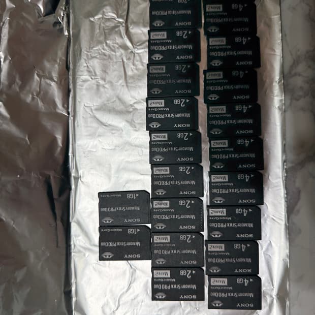 소니 메모리스틱 / xD 카드 묶음 판매 (재고 다수 / 정상)