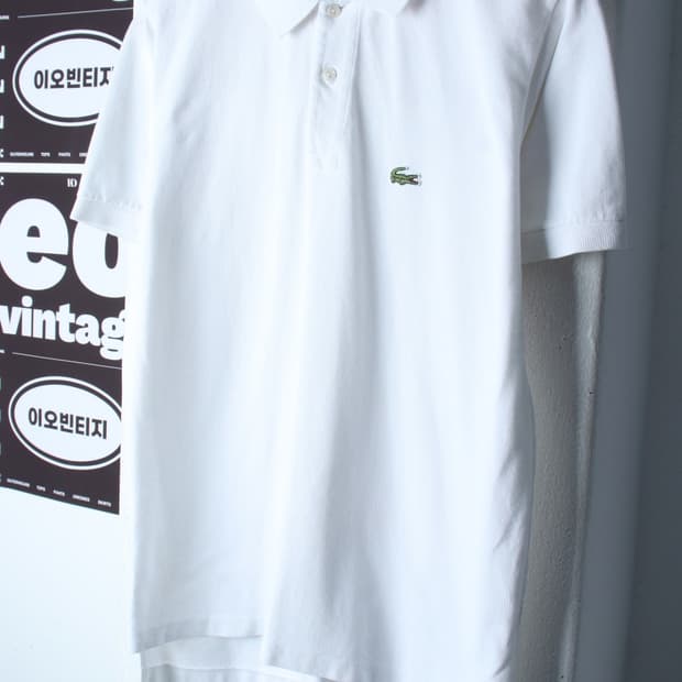 (S-M) 라코스테 반팔 카라 티셔츠 USA 70S 80S-H35920