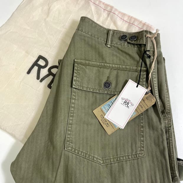 RRL 더블알엘 헤링본 퍼티그 팬츠 30/30