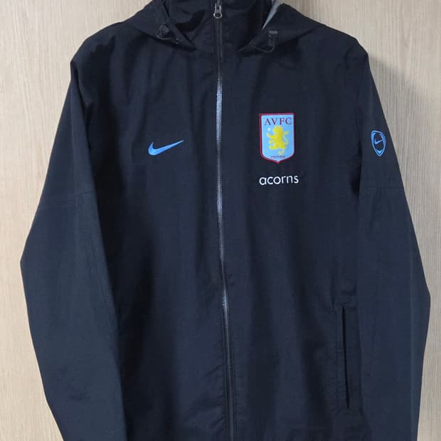 (착샷) 나이키 아스톤빌라 바람막이 후드 09-10시즌 레트로