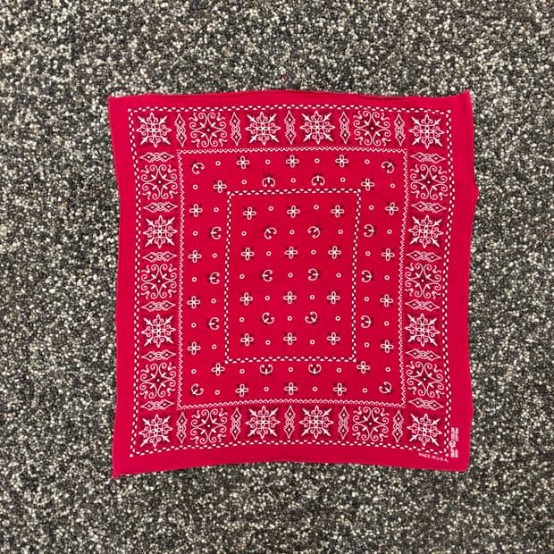 빈티지 패턴 반다나 made in USA (54x52cm)