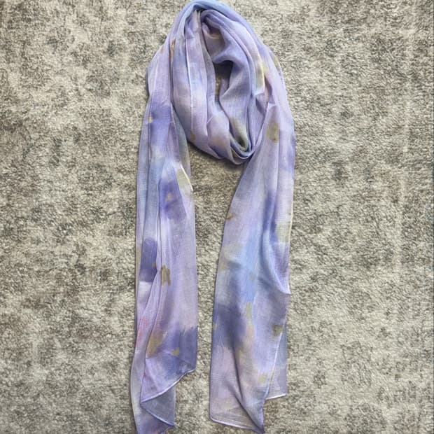Watercolor Sheer Scarf