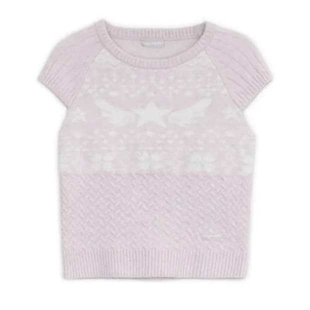 허그유어스킨 스타 윙 니트