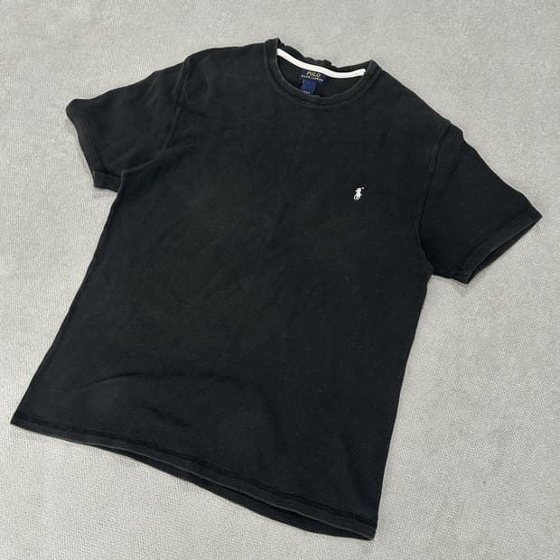 폴로 랄프로렌 와플 반팔티 블랙 XL