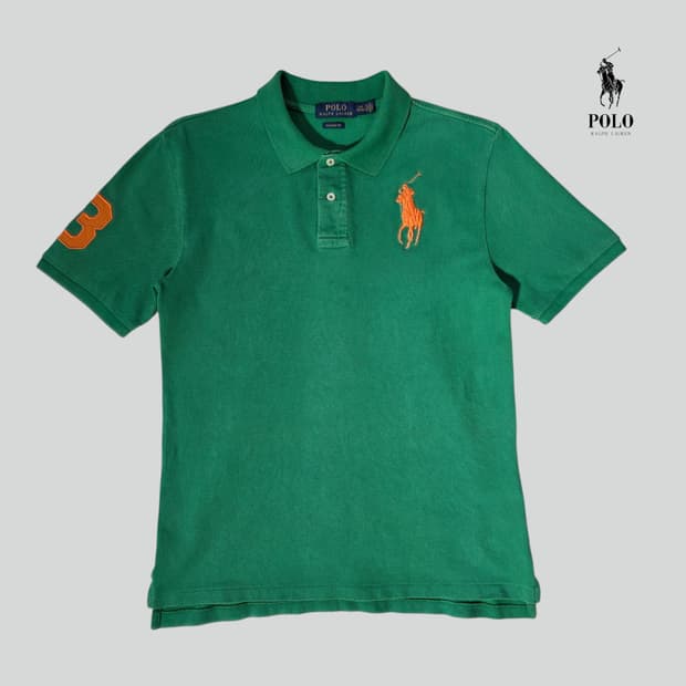 [L]폴로 랄프로렌 빅포니 클래식핏 카라 반팔티