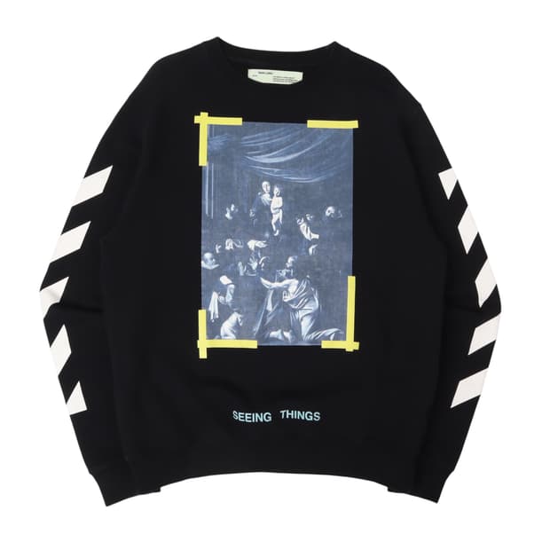 오프화이트 카라바조 스웻셔츠 맨투맨