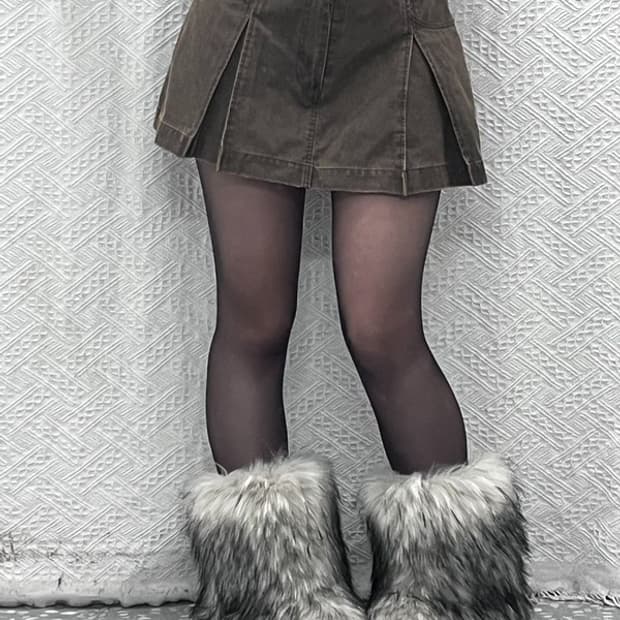 자라 아메카지 컨트리 웨스턴 빈티지 치마바지 반바지 S C10198