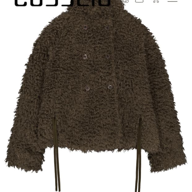 코이세이오 헤어리 퍼 자켓 브라운