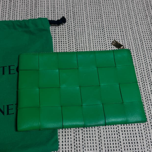 보테가베네타 클러치 스몰 그린