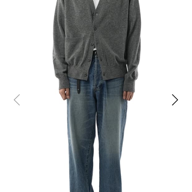 이얼즈어고 ROVER WOOL CARDIGAN_멜란지그레이(M사이즈)