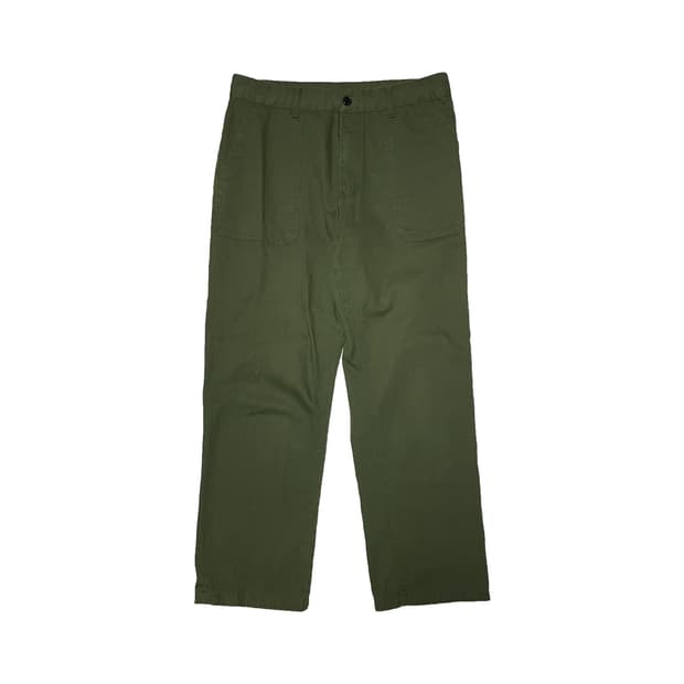 유니폼브릿지 올리브그린 퍼티그 팬츠