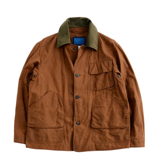 헨리 코튼 x 도큐먼트 플라이 피싱 클럽 왁스드 피싱 자켓 105