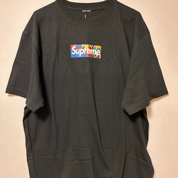(새상품!!) 슈프림 x slawn 부틀렉 박스로고 티셔츠 XL