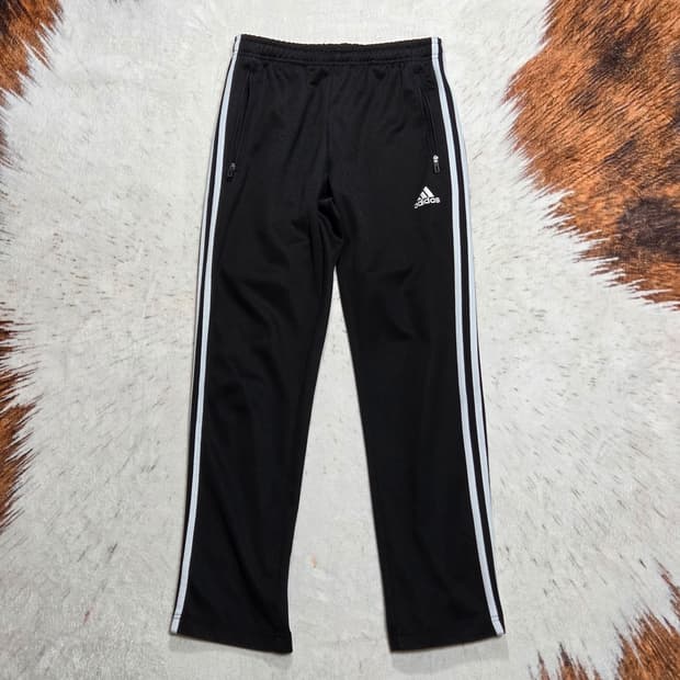 아디다스 삼선 블랙 트랙팬츠
