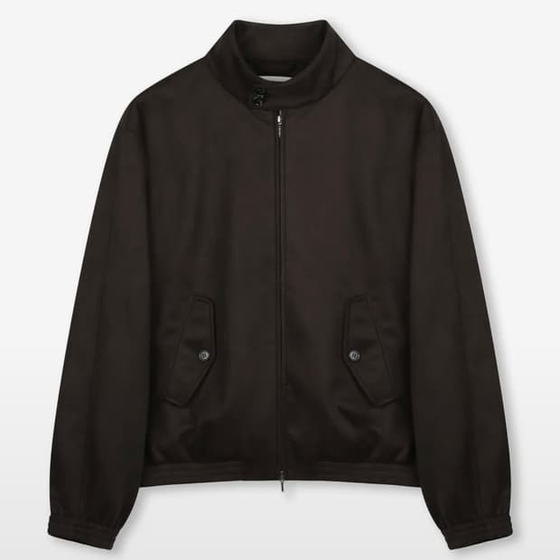 비슬로우 브라운 스웨이드 헤링턴 자켓 s 95