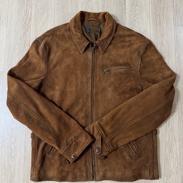 폴로 랄프로렌 러프아웃 뉴스보이 고트 레더 가죽 자켓 / RRL맛