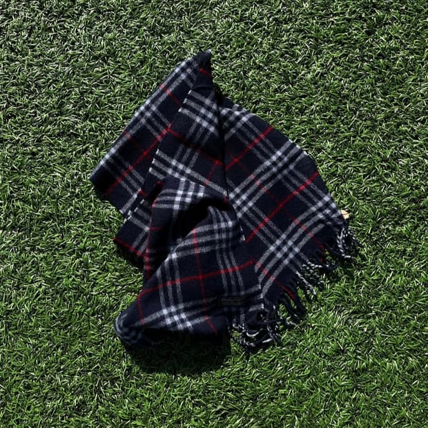 버버리 램스울100 노바체크 머플러