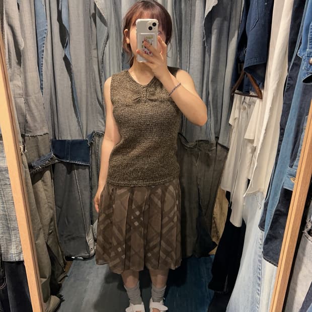 44 ) Japanese Vintage Mohair Tank