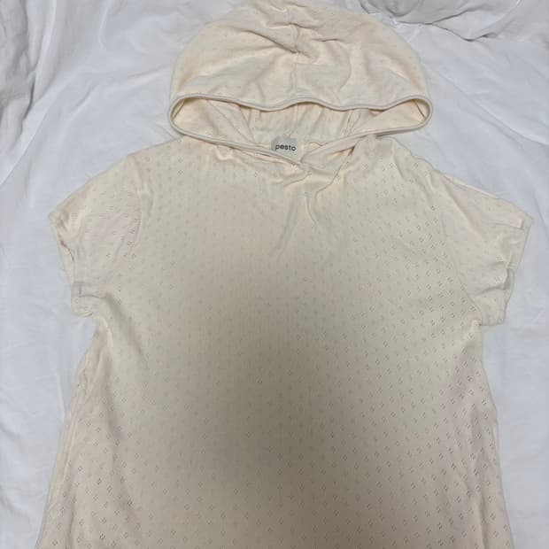 페스토 DOT HOODED TOP DOVE