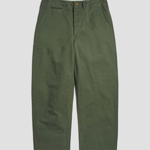 브론슨 USMC Officer Trousers Olive (32)