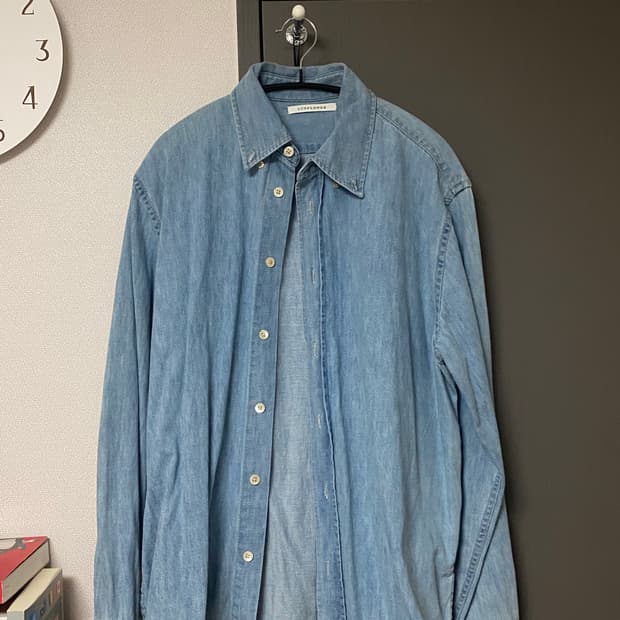 (S) Sunflower denim shirt 선플라워 데님 셔츠