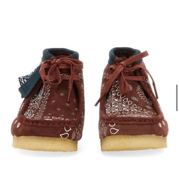 클락스왈라비 페이즐리 부츠 255(41사이즈) 