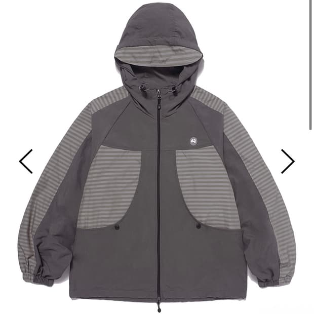 허그유어스킨 스트라이프 윈드브레이커 Stripe wind-breaker