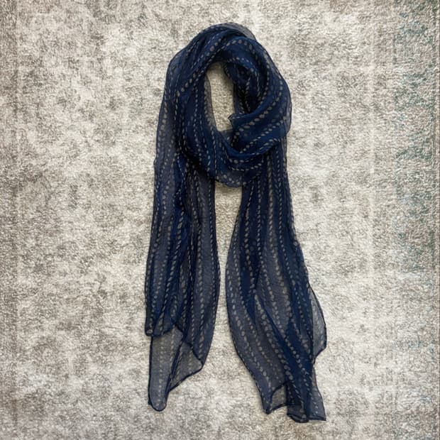 Sheer Patterned Scarf