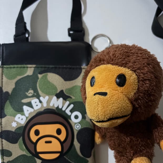 베이프 마일로 키링 베이프키링 15주년 키링 크로스 백 잡지부록