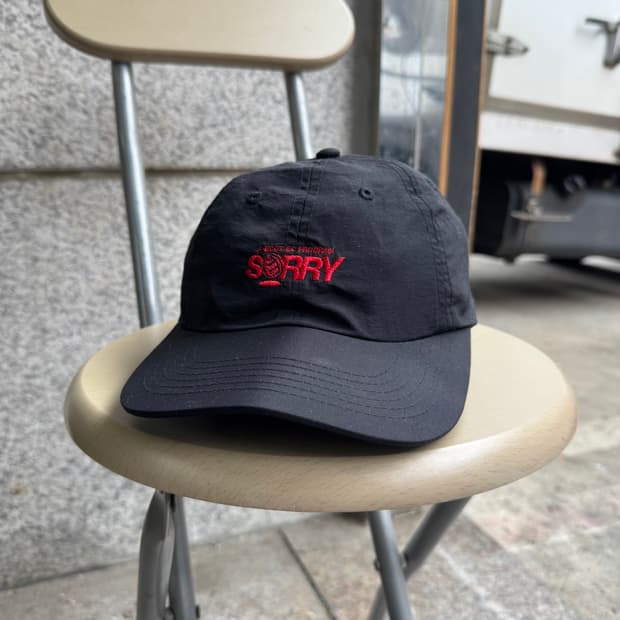 VTG JPN sorry 로고 나일론 볼캡
