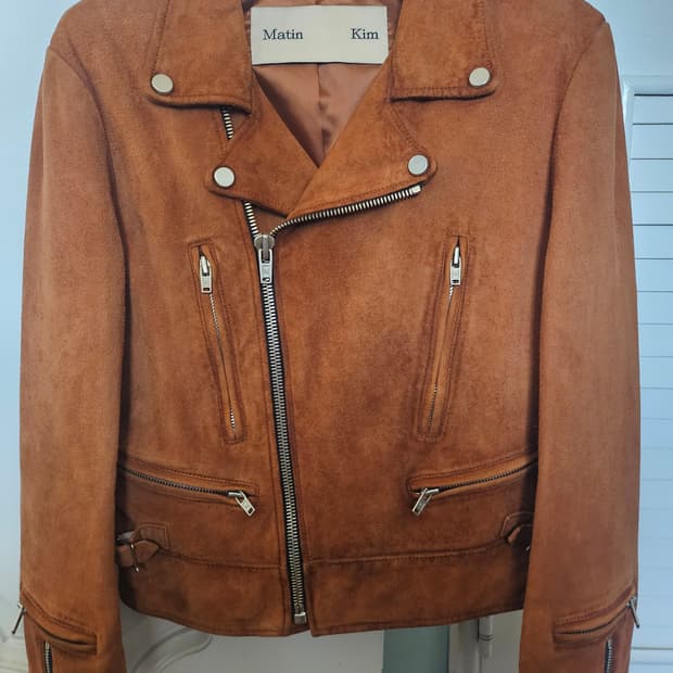 마뗑킴 스웨이드 쟈켓