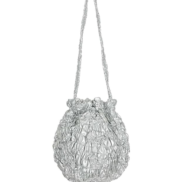 코스모스 펌킨백 펌킨 레더 백 실버