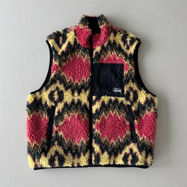 스투시 Fillmore Sherpa Vest