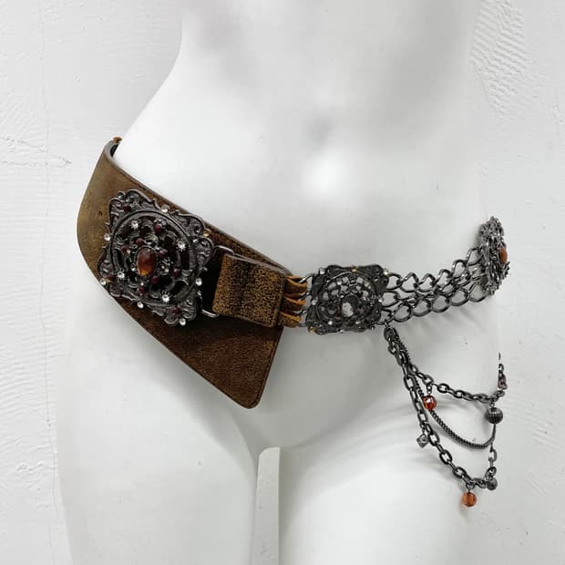 오리엔탈 페어리 레이어드 체인 벨트