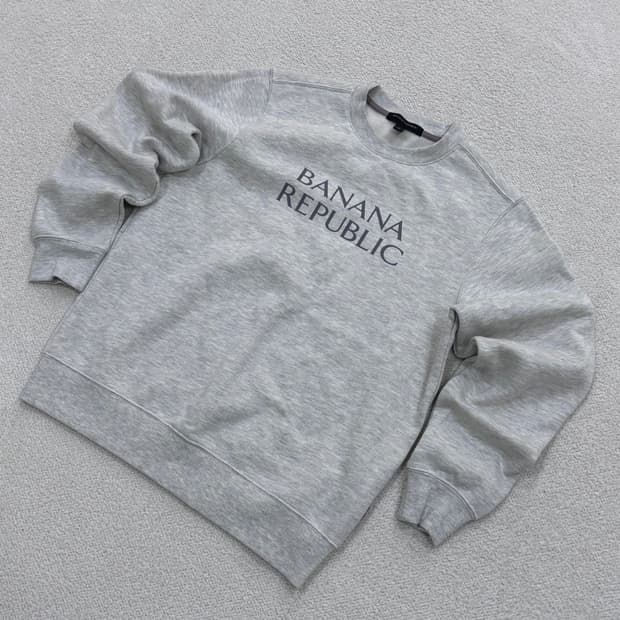 M 바나나리퍼블릭 빅로고 맨투맨 티셔츠 0323E