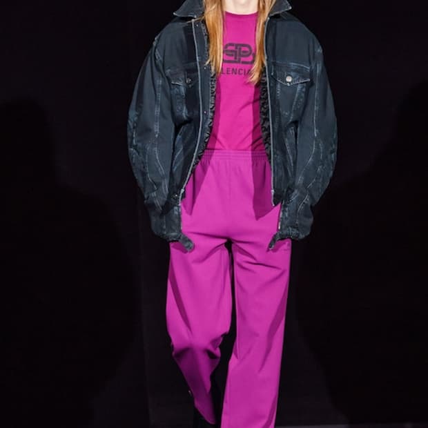발렌시아가 2019FW 바이커자켓