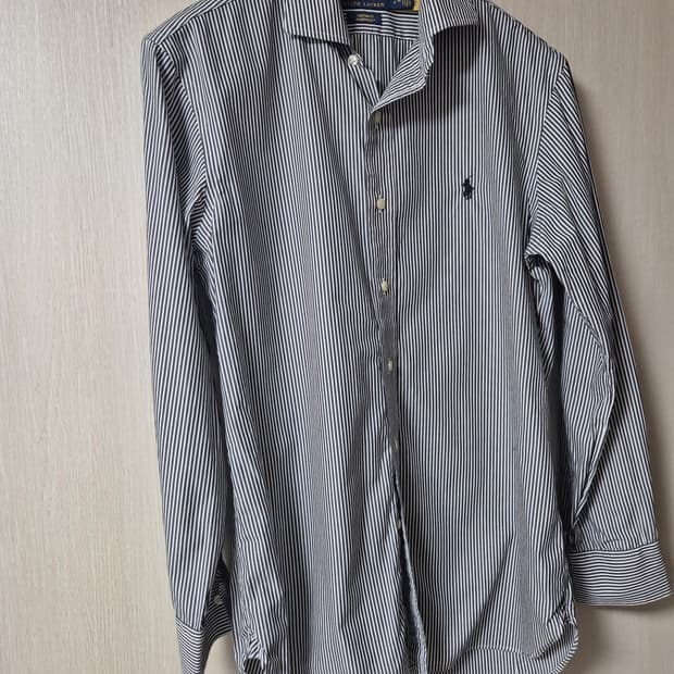 (정품) 폴로 랄프로렌  커스텀핏 포플린 셔츠 스몰 (95) 큐알택