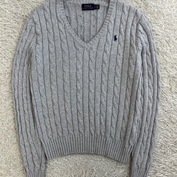 폴로 랄프 로렌 꽈배기 니트/#3009