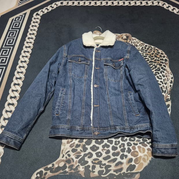 00's 디키즈 빈티지 워크 셰르파 데님 트러커 자켓 XL