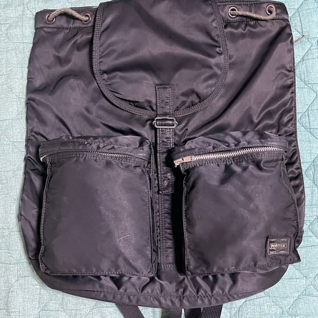 Porter 요시다 포터 탱커 지퍼백팩  럭색 블랙