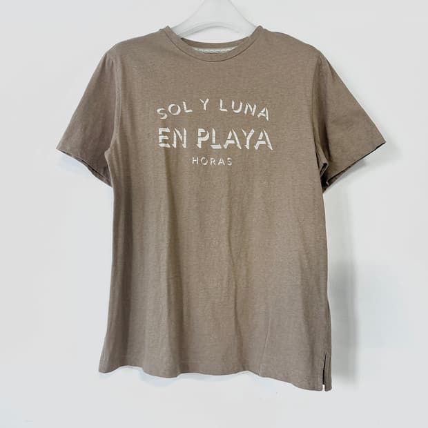 타임 그래픽 반팔 티셔츠