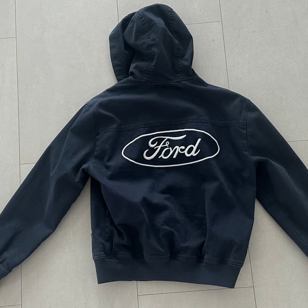 홀리스터 포드 후드집업 블루종