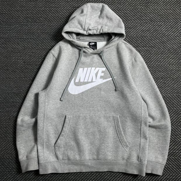 나이키 NSW 스우시 그레이 기모 후드 티셔츠o 4673