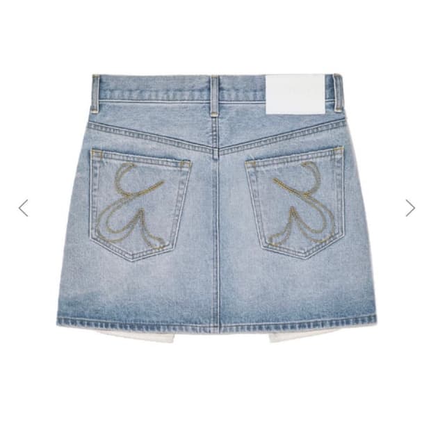 새상품)글로니 데님 스커트 THE KAI SKIRT LIGHT BLUE