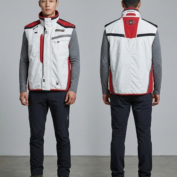 스파이더 SPYDER 스키 패딩 조끼 XO / 스키웨어 골프웨어105-1