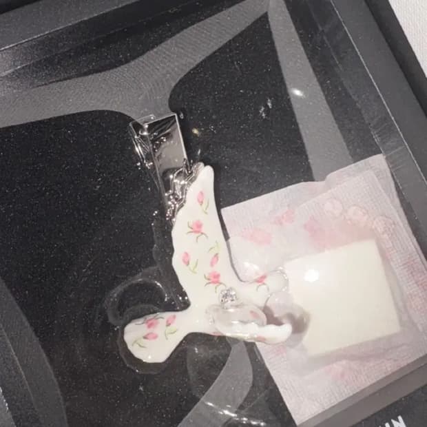 YVMIN 슈슈통 플라워 비둘기 헤어핀/브로치