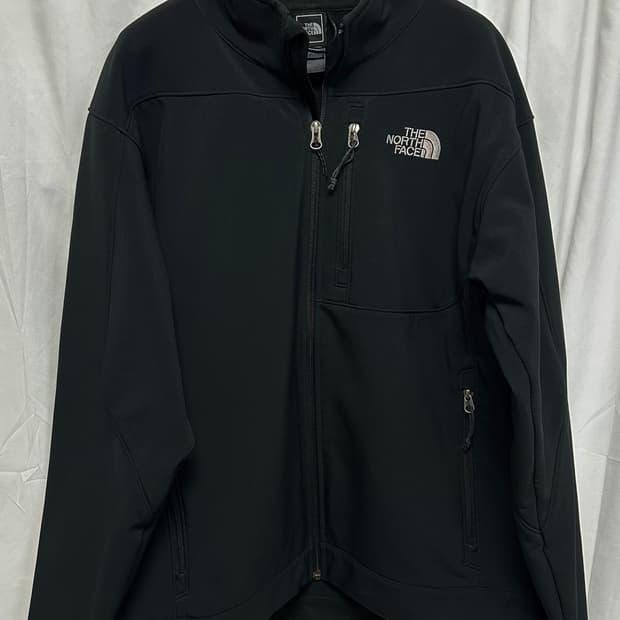 no.150 노스페이스 블랙 소프트쉘 자켓 xl