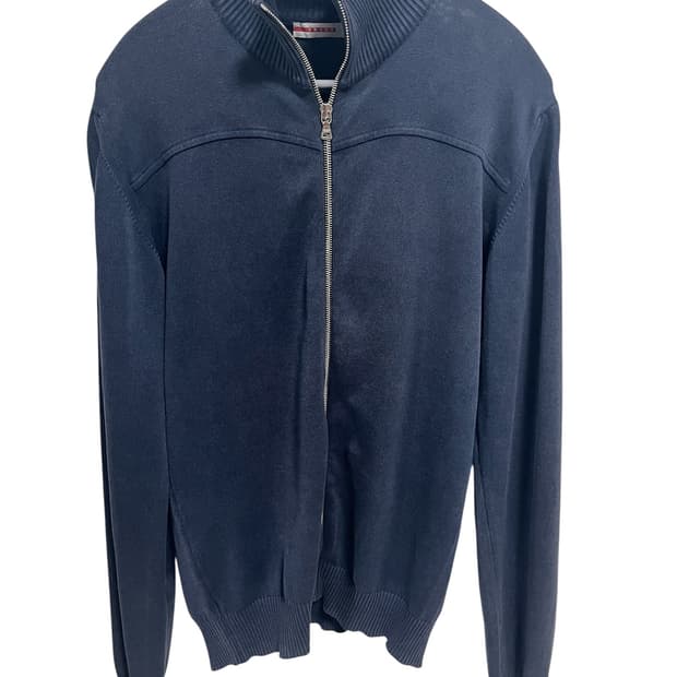 00s 프라다 넥 집업 